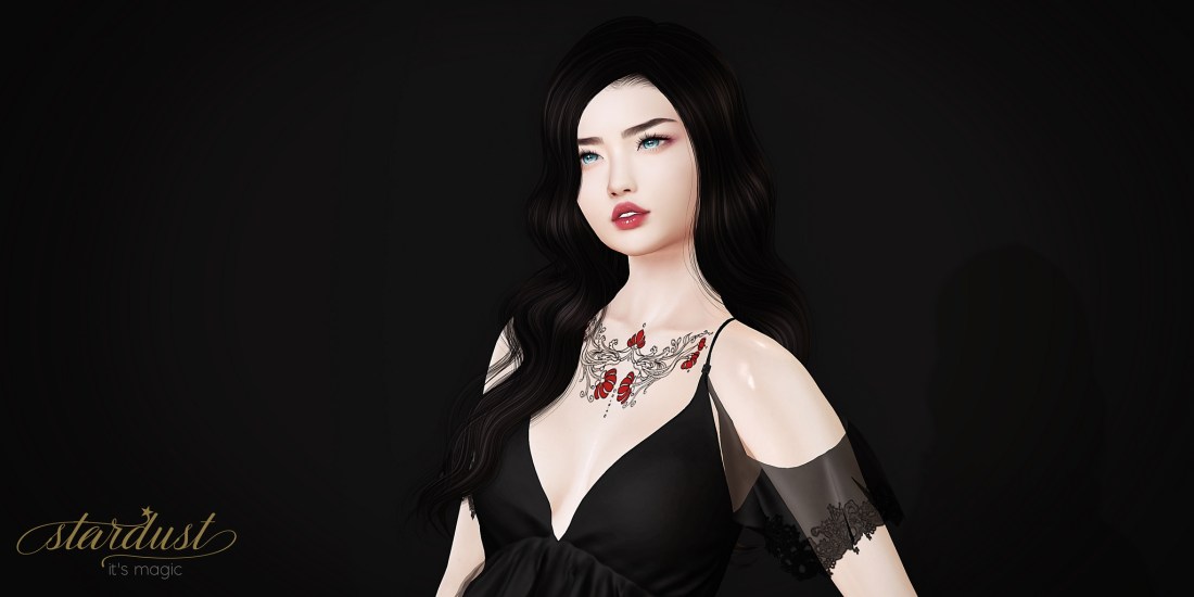 Victoria Tattoo black &amp; red