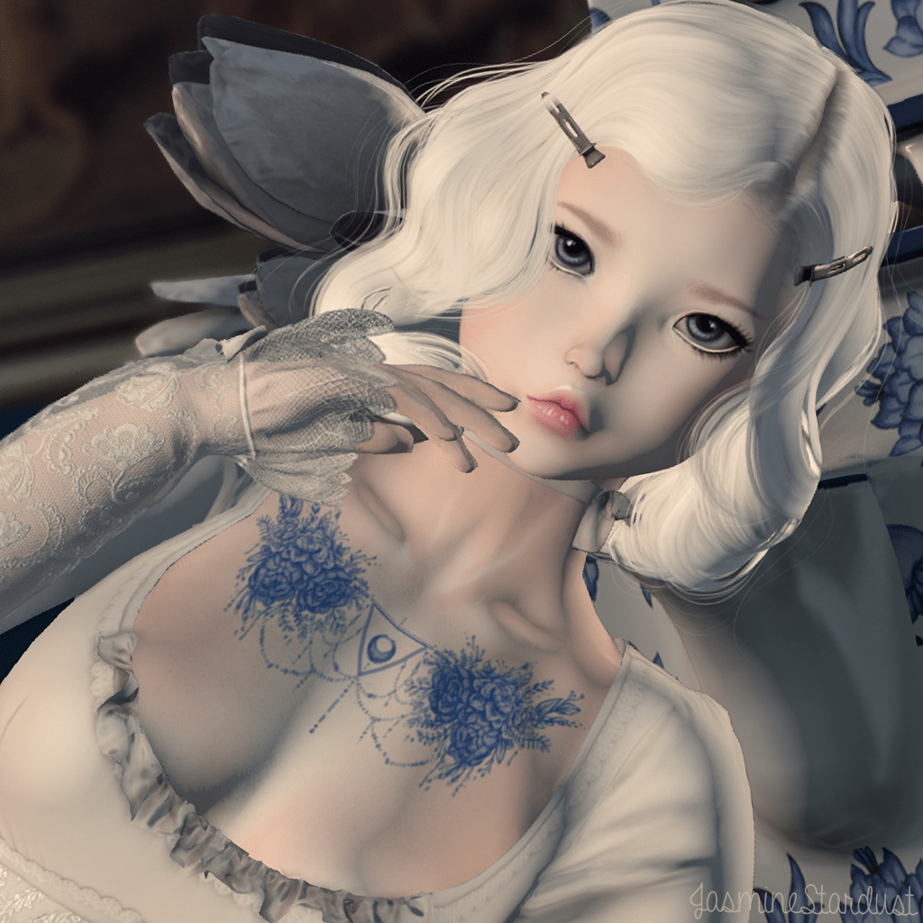 porcelain doll by jasmine stardust close up